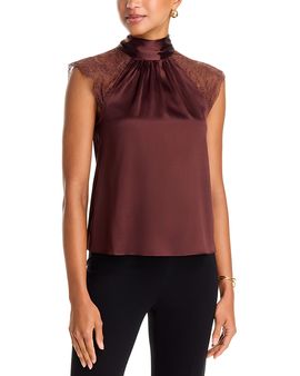 Generation Love Generation Love Rachel Chantilly Lace Trim Blouse