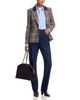 Generation Love Generation Love Rosella Faux Suede Glen Plaid Suiting Blazer - 2