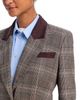 Generation Love Generation Love Rosella Faux Suede Glen Plaid Suiting Blazer - 6