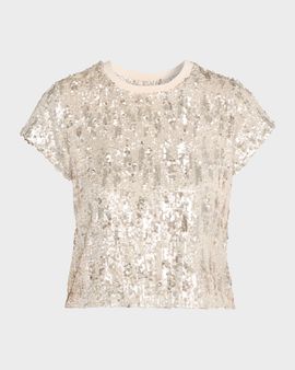 Generation Love Kai Mixed Sequin Top