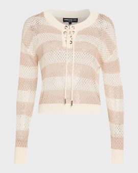 Generation Love Laurel Open-Knit Stripe Sweater