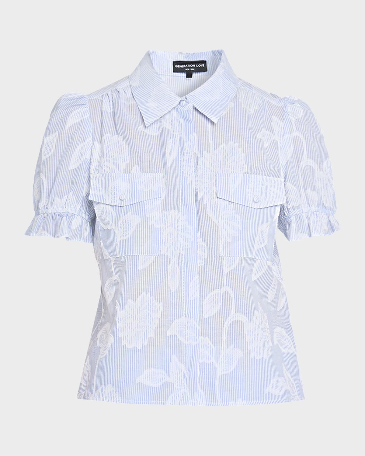 Generation Love Mina Floral Stripe Top