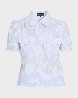Generation Love Mina Floral Stripe Top