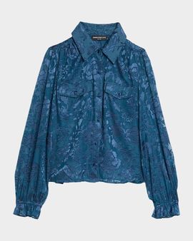 Generation Love Priya Floral Burnout Shirt