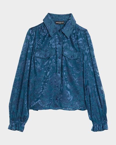 Generation Love Priya Floral Burnout Shirt