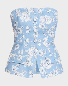 Generation Love Quinn Linen Bustier