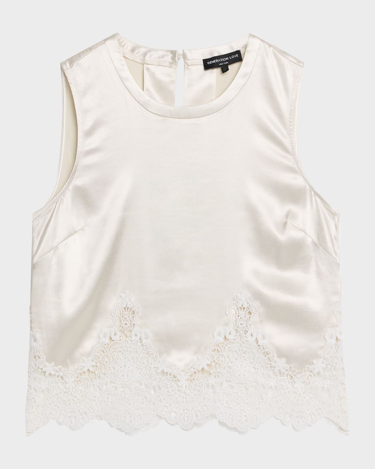 Generation Love Tegan Liquid Satin Lace Top