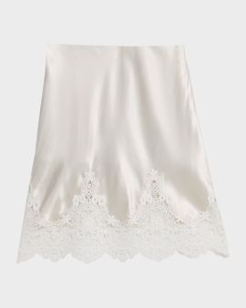 Generation Love Wisteria Liquid Satin Lace Skirt