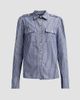 Generation Love Women's Allure Striped Poplin Button-Front Shirt - 1