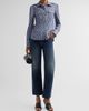 Generation Love Women's Allure Striped Poplin Button-Front Shirt - 2