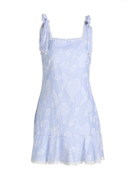 Generation Love Women's Darcey Floral Stripe Minidress