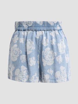 Generation Love Women's Dorah Floral Denim Shorts