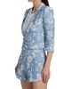 Generation Love Women's Emmeline Floral Linen Crop Blazer - 4