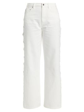 Generation Love Women's Esme 3D Lace Combo Jeans