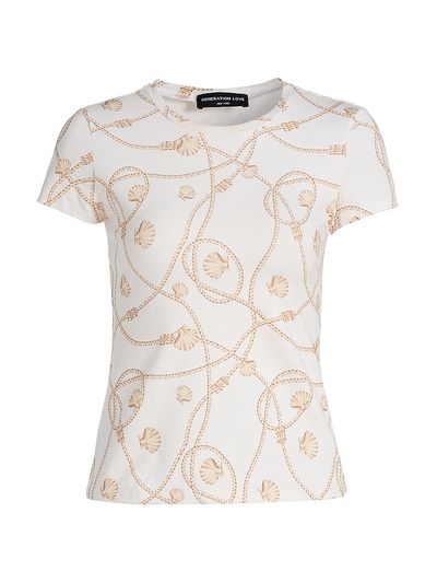 Generation Love Women's Eva Rope-Print T-Shirt