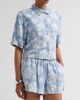 Generation Love Women's Heidi Floral Crop Denim Shirt - 4