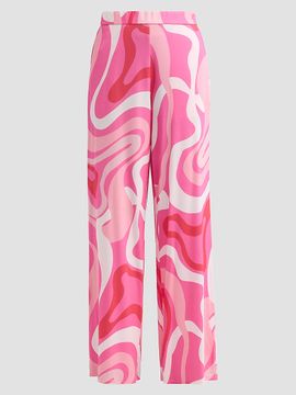 Generation Love Women's Kelela Geo Sheen Jersey Pants