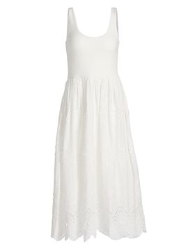 Generation Love Women's Leann 3D Voile Combo Midi-Dress