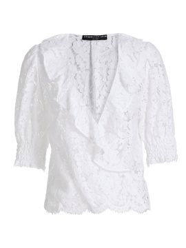 Generation Love Women's Lulu Lace Cascade Blouse
