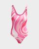 Generation Love Women's Marius Geo Sheen Jersey Bodysuit - 1
