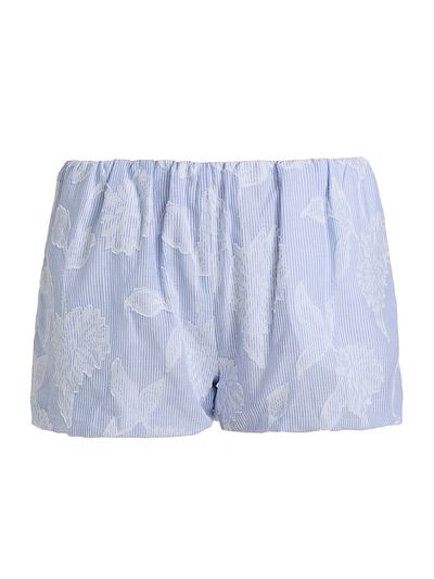 Generation Love Women's Olson Floral-Striped Cotton Bubble Shorts