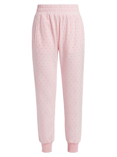 Generation Love Women's Ruel Crystal French Terry Elasticized Sweatpants