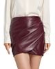 Generation Love Women's Shyann Faux Leather Mini Wrap Skirt - 3