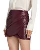 Generation Love Women's Shyann Faux Leather Mini Wrap Skirt - 4