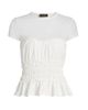 Generation Love Women's Sigrid Mesh-Trim Peplum Top - 1