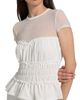 Generation Love Women's Sigrid Mesh-Trim Peplum Top - 6