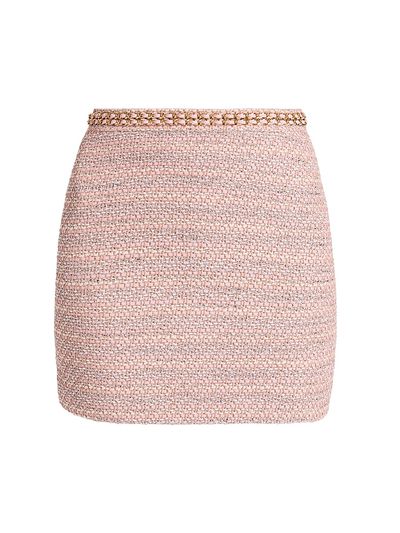 Generation Love Women's Stella Chain-Trim Tweed Miniskirt