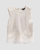 Generation Love Women's Tegan Lace Trim Liquid Satin Top - 1