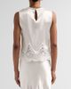 Generation Love Women's Tegan Lace Trim Liquid Satin Top - 3