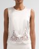 Generation Love Women's Tegan Lace Trim Liquid Satin Top - 5