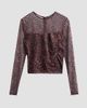 Generation Love Women's Vivi Leopard-Print Mesh Top - 1