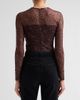 Generation Love Women's Vivi Leopard-Print Mesh Top - 3