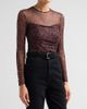 Generation Love Women's Vivi Leopard-Print Mesh Top - 4