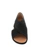 Gentle Souls By Kenneth Cole Gentle Souls by Kenneth Cole Women's Laniey Crossover Strap Black Flat Sandals - 5