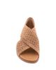 Gentle Souls By Kenneth Cole Gentle Souls by Kenneth Cole Women's Laniey Crossover Strap Brown Flat Sandals - 5
