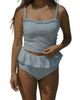 Geode Swimwear Geode Swimwear Azure Top Scoop Neck Tankini Top - 1