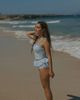 Geode Swimwear Geode Swimwear Azure Top Scoop Neck Tankini Top - 5
