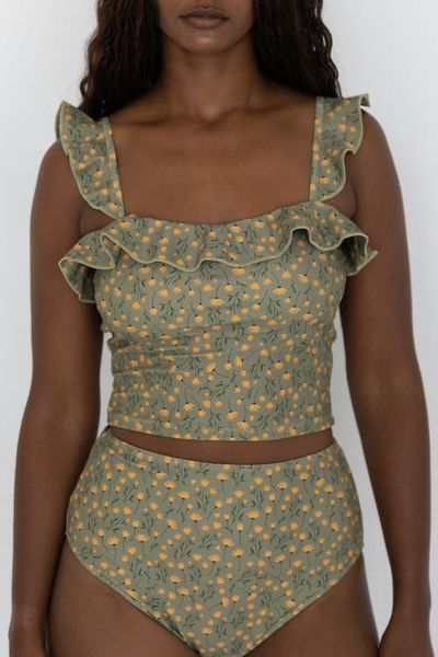 Geode Swimwear Geode Swimwear Bella Off Shoulder Tankini Top