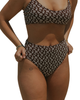 Geode Swimwear Geode Swimwear Chloe High Waisted Bottoms - 1