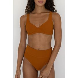 Geode Swimwear Geode Swimwear Ember V Neck Bikini Top