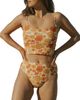 Geode Swimwear Geode Swimwear Flora Scoop Neck Tankini Top - 1
