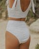 Geode Swimwear Geode Swimwear Magnolia High Waisted Bikini Bottoms - 4