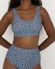 Geode Swimwear Geode Swimwear Pacific Scoop Neck Bikini Top - 1