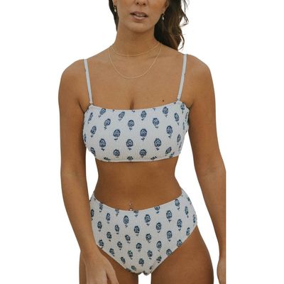 Geode Swimwear Geode Swimwear Porto Bandeau Bikini Top