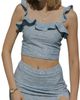 Geode Swimwear Geode Swimwear Seaside Off Shoulder Tankini Top - 1