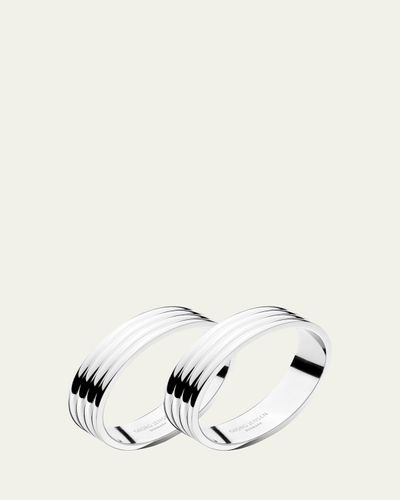 Georg Jensen Bernadotte 2-Piece Napkin Ring Set